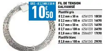 Brico Cash Fil De Tension Galvanisé offre