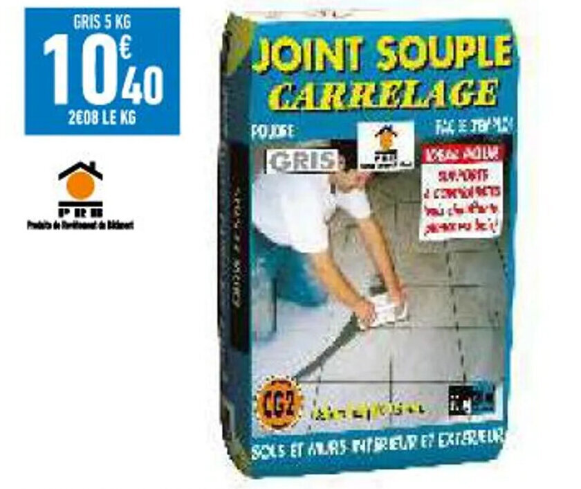 Promo Joint Carrelage Souple chez Brico Cash