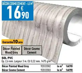 Brico Cash Sol PVC offre