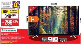 Cora x Carrefour Téléviseur hisense offre