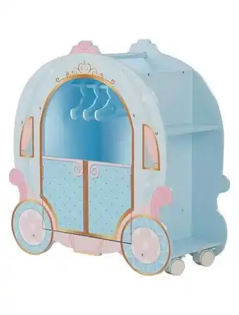 KIABI Armoire à poupée princesse pour enfant forme de carrosse citrouille bleu olivia’s little world offre