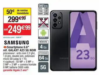 Cora x Carrefour Smartphones samsung offre