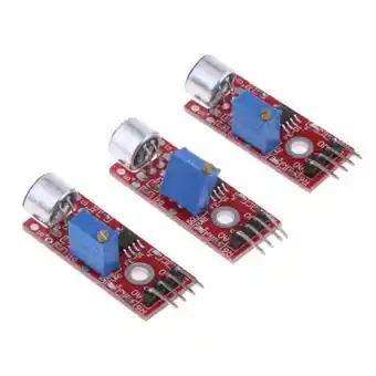 Rue du commerce 3pcs module de capteur de microphone sonore de haute sensibilité pour arduino offre