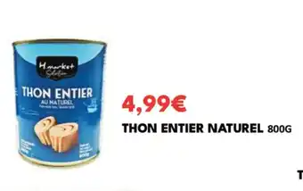 Hmarket Thon entier naturel offre
