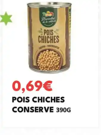 Pois chiches conserve