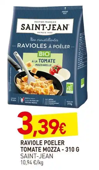 naturéO Saint-jean raviole poeler tomate mozza offre