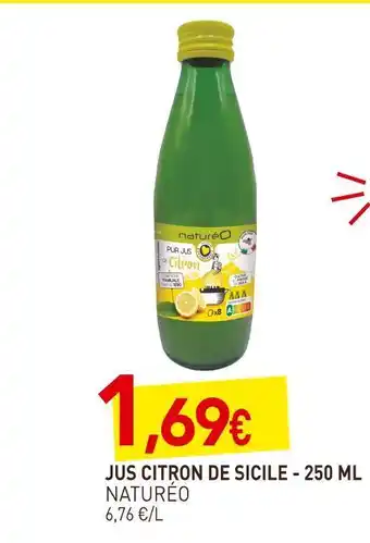 naturéO Naturéo jus citron de sicile offre