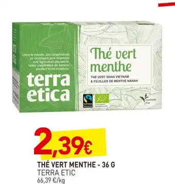 Terra etic thé vert menthe
