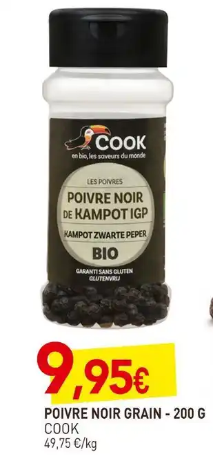 naturéO Cook poivre noir grain offre