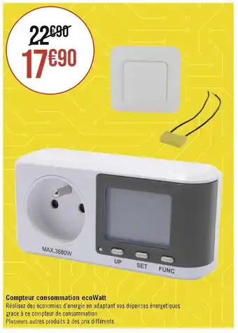 Compteur consommation ecowatt
