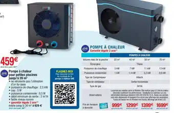 Cora x Carrefour Pompe de piscine offre