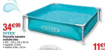 Cora x Carrefour Piscine tubulaire intex offre
