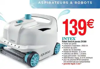 Cora x Carrefour Robot de nettoyage fond de piscine intex offre