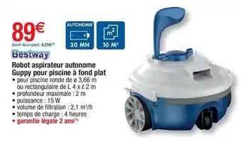 Cora x Carrefour Robot de nettoyage fond de piscine offre