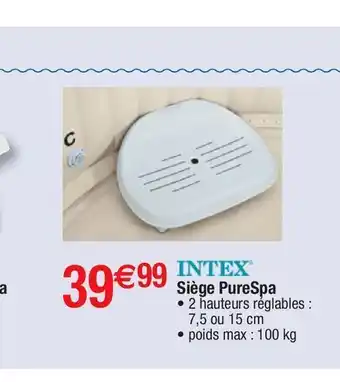 Siège intex