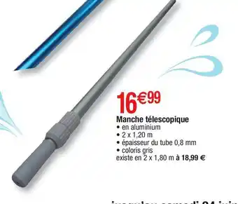 Manche de piscine
