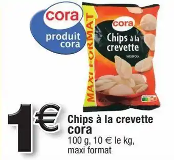 Cora x Carrefour Chips cora offre