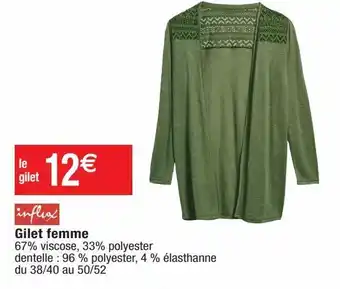 Cora x Carrefour Gilet femme offre