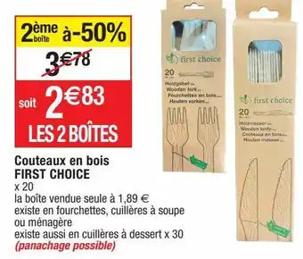 Cora x Carrefour Couteau de cuisine offre