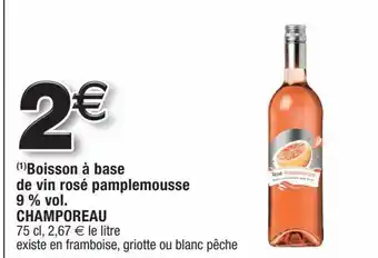 Cora x Carrefour Vin rosé offre