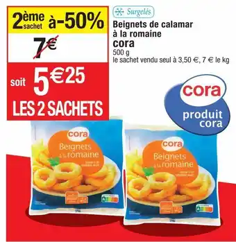 Cora x Carrefour Beignets cora offre