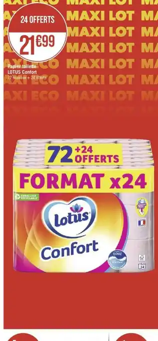 Papier toilette lotus Confort
