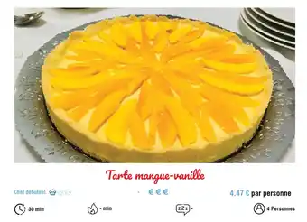 Cora x Carrefour Tarte mangue-vanille offre