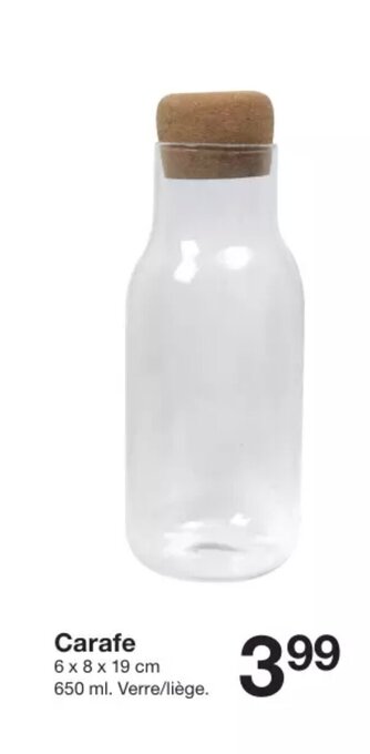Zeeman Carafe offre