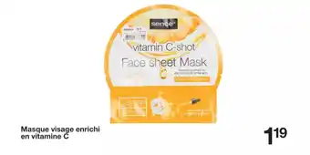 Masque visage enrichi en vitamine C