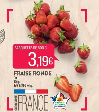Match Fraise ronde offre