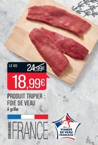 Match Produit tripier : foie de veau offre