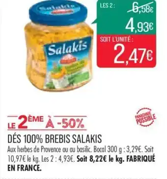 Match Dés 100% brebis salakis offre