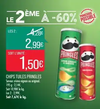 Match Chips tuiles pringles offre