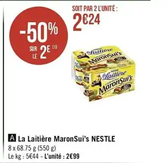 Casino Supermarchés La Laitière MaronSui's offre