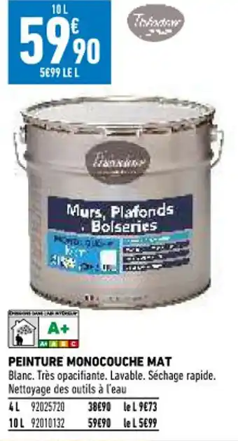 Brico Cash Peinture Monocouche Mat offre