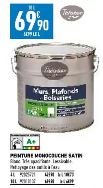 Brico Cash Peinture Monocouche Satin offre