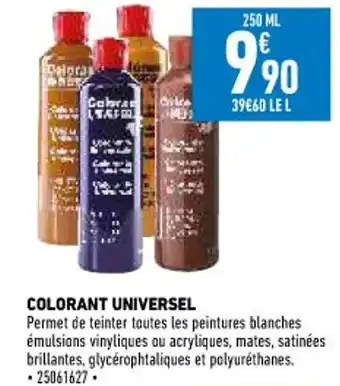 Brico Cash Colorant Universel offre