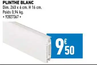 Plinthe Blanc
