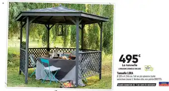 Bricorama Tonnelle Lora offre