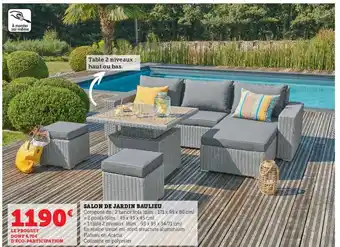 Hyper U Salon de jardin baulieu offre