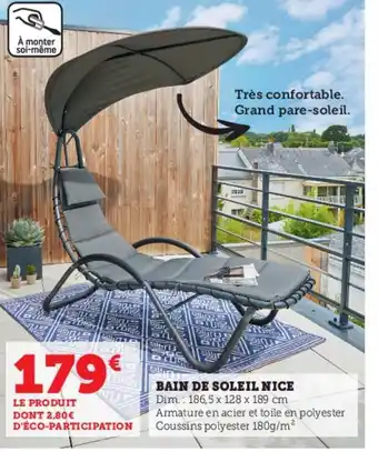 Hyper U Bain de soleil nice offre