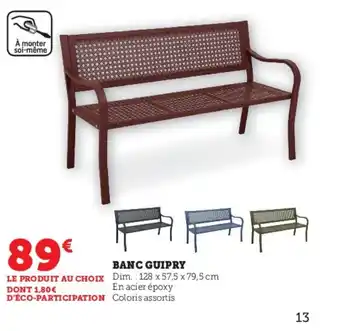 Banc guipry