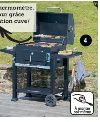 Hyper U Barbecue a charbon de bois far west offre