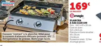 Hyper U Plancha a gaz albi 100 offre
