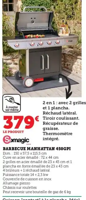 Hyper U Barbecue manhattan 450GPI offre