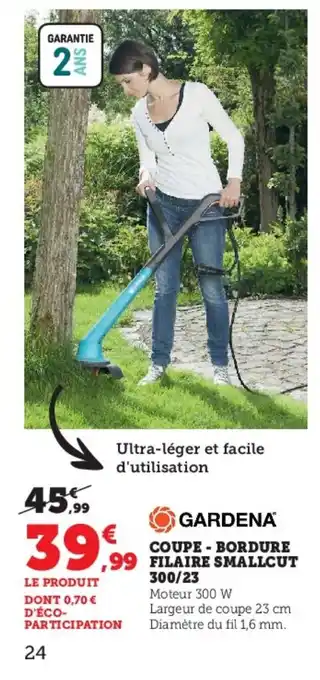 Coupe bordure filaire smallcut