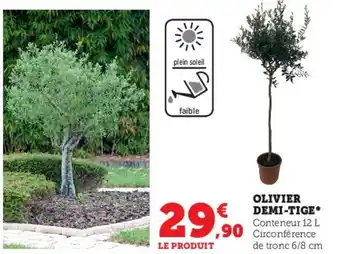 Hyper U Olivier demi-tige offre