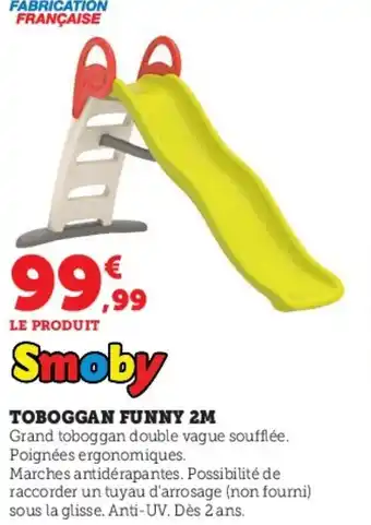 Hyper U Toboggan funny 2m offre