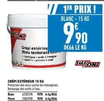Brico Cash Crépi Extérieur 15 KG offre