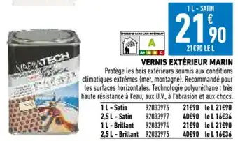 Brico Cash Vernis Extérieur Marin offre